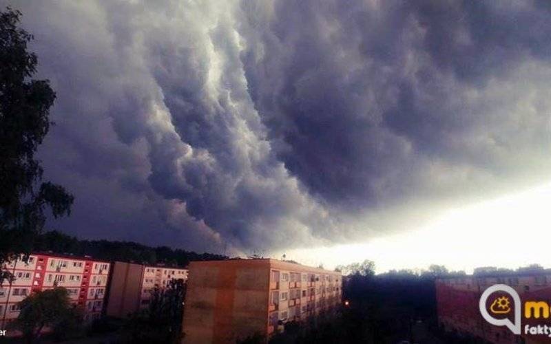 Ostrzeżenie o burzach z gradem i upałach