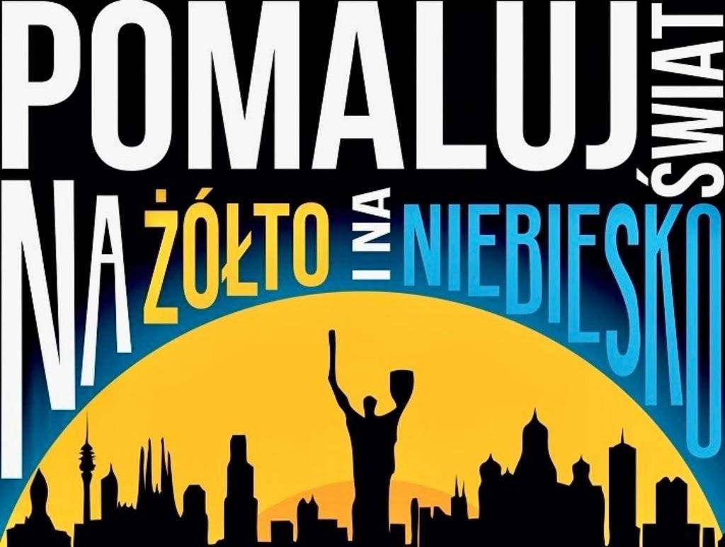 Pomalują świat na żółto i niebiesko