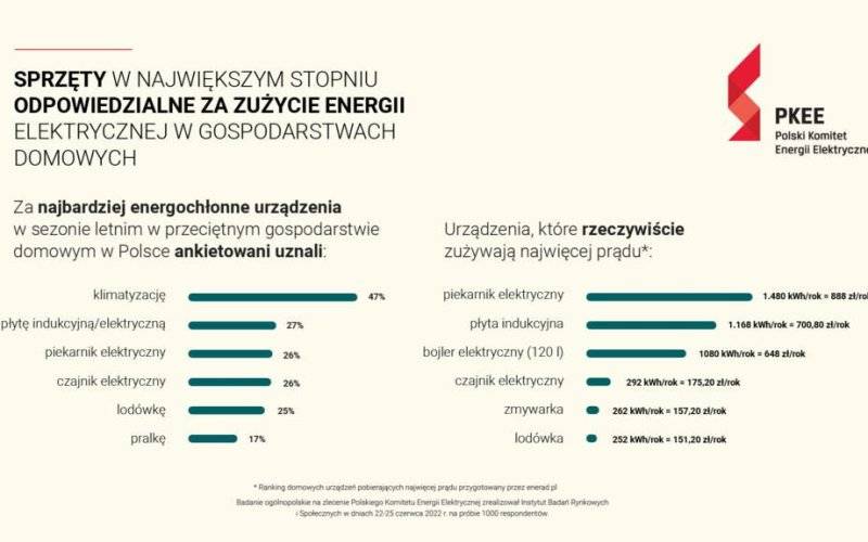 Wyniki badania IBRiS: Polakom tylko się wydaje, że wiedzą, które urządzenia w ich domu zużywają najwięcej prądu