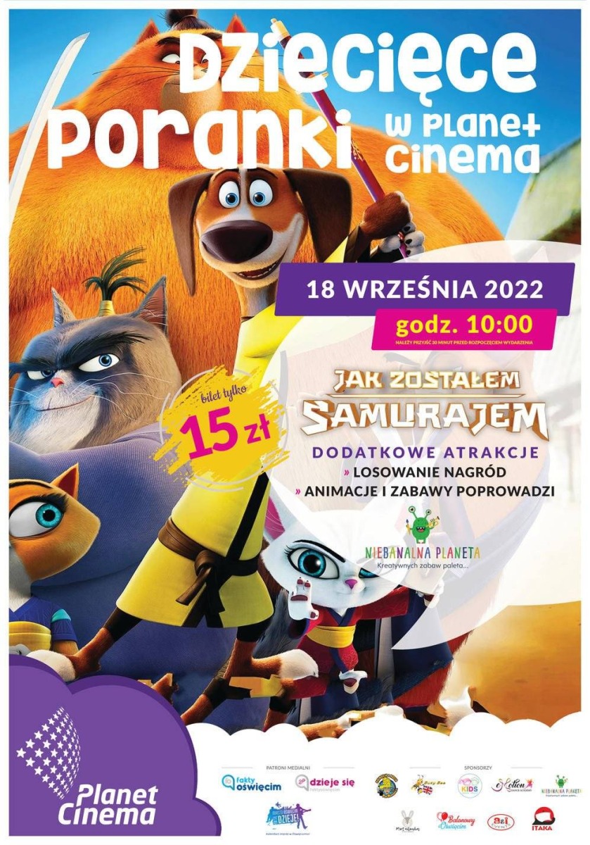 Dziecięce poranki na dzień dziecka:cJak zostałem samurajem – FILM