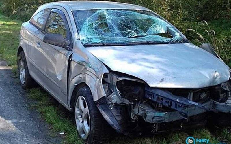 Ściął oplem ogrodzenie posesji – FOTO