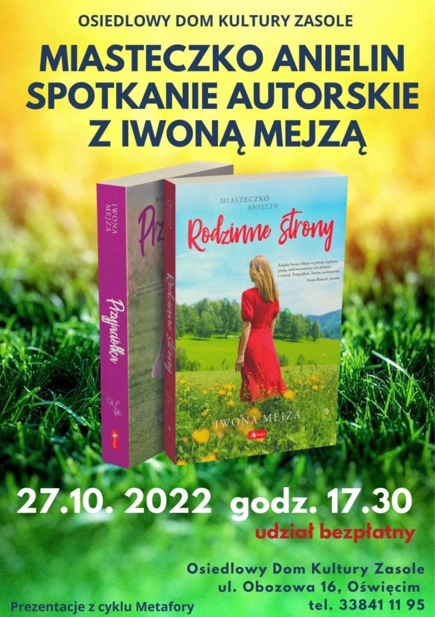 Spotkanie autorskie z Iwoną Mejzą