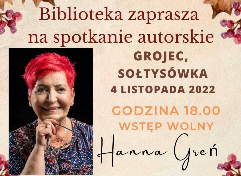 Kryminalne zagadki Hanny Greń w Grojcu