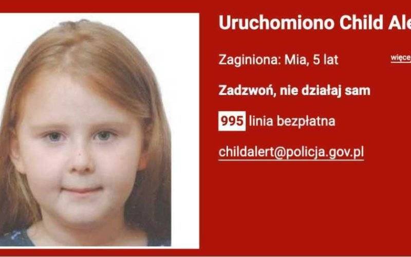 Child Alert. Poszukiwana pięcioletnia Mia, córka zabitej oświęcimianki
