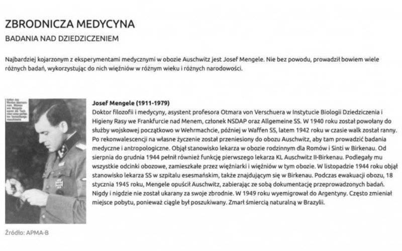 Zbrodnicza medycyna w KL Auschwitz