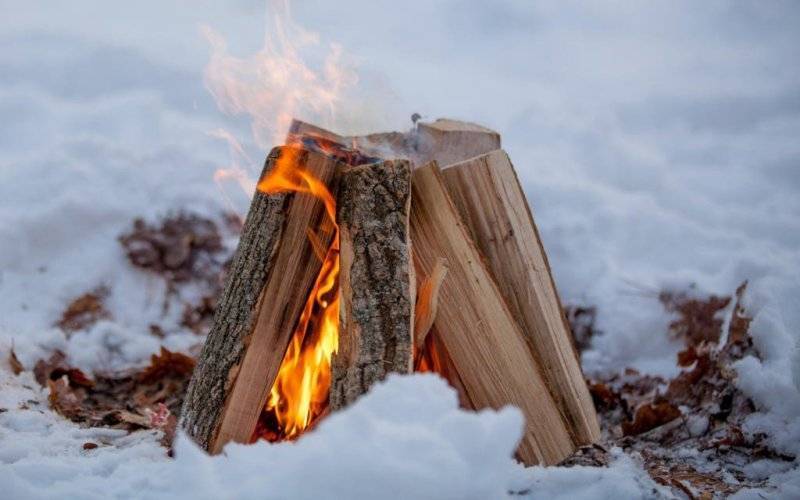 Ognisko bożonarodzeniowe w Zaborzu