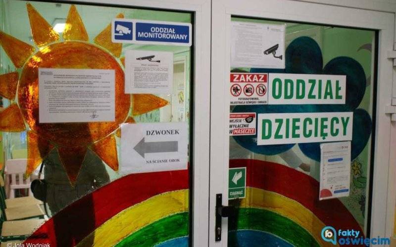 Oddział dziecięcy zapełniony, ale tragedii nie ma