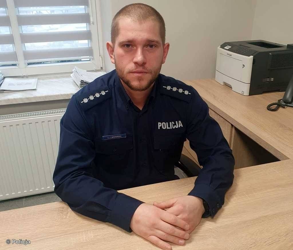 Bohater po służbie. Uratował sąsiadowi życie