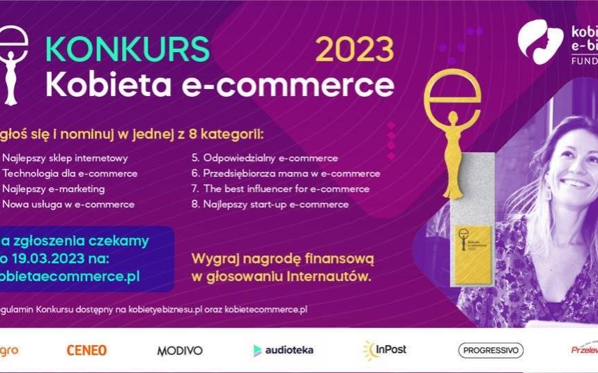 Ruszył ogólnopolski konkurs Kobieta e-commerce 2023 promujący kobiecą przedsiębiorczość i start-upy