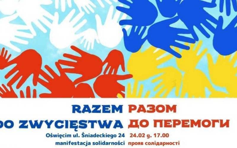 Solidarni z Ukrainą w rocznicę agresji