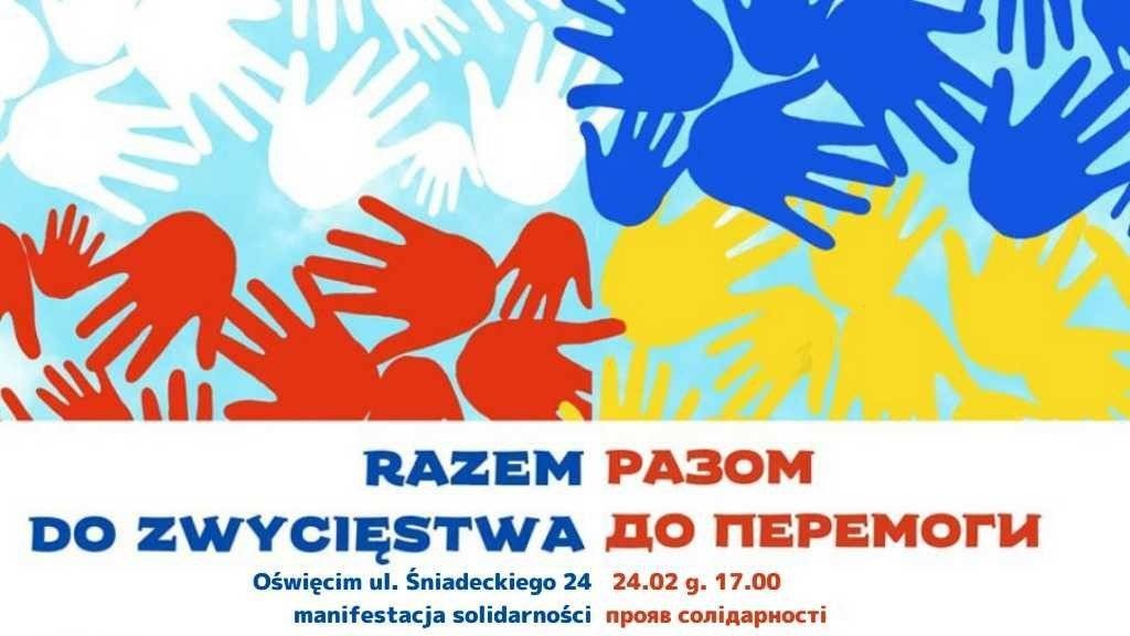 Solidarni z Ukrainą w rocznicę agresji