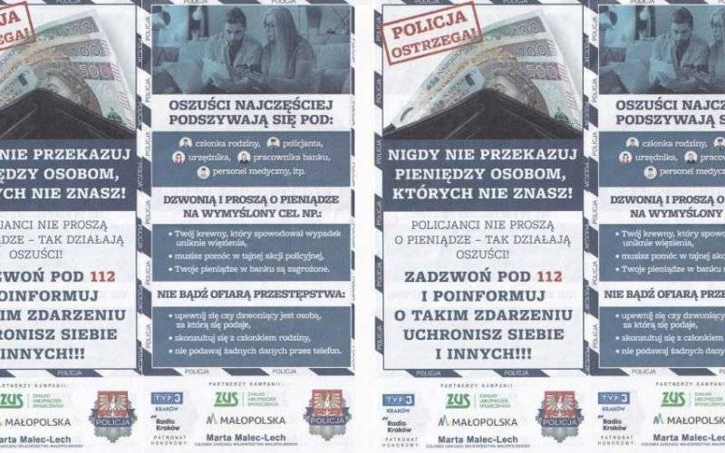 ZUS w korespondencji do klientów ostrzega przed przestępcami