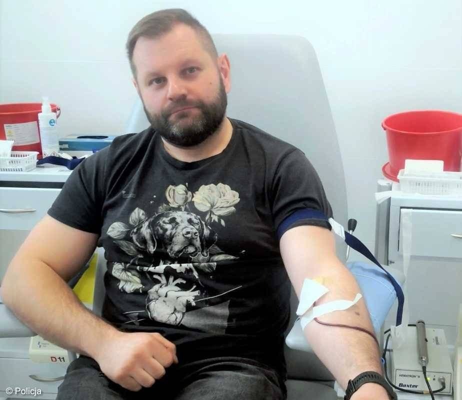 104 litry krwi na 104. rocznicę powstania policji