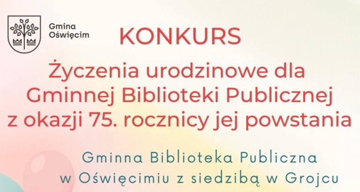 Złóż życzenia bibliotece i zdobądź nagrodę