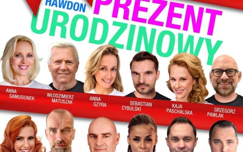 Spektakl „Prezent urodzinowy” na kęckiej scenie