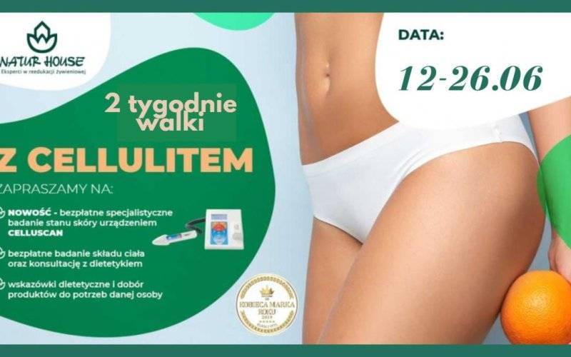 Detoks organizmu na Wiosnę. Akcja STOP CELLULIT – Naturhouse Oświęcim