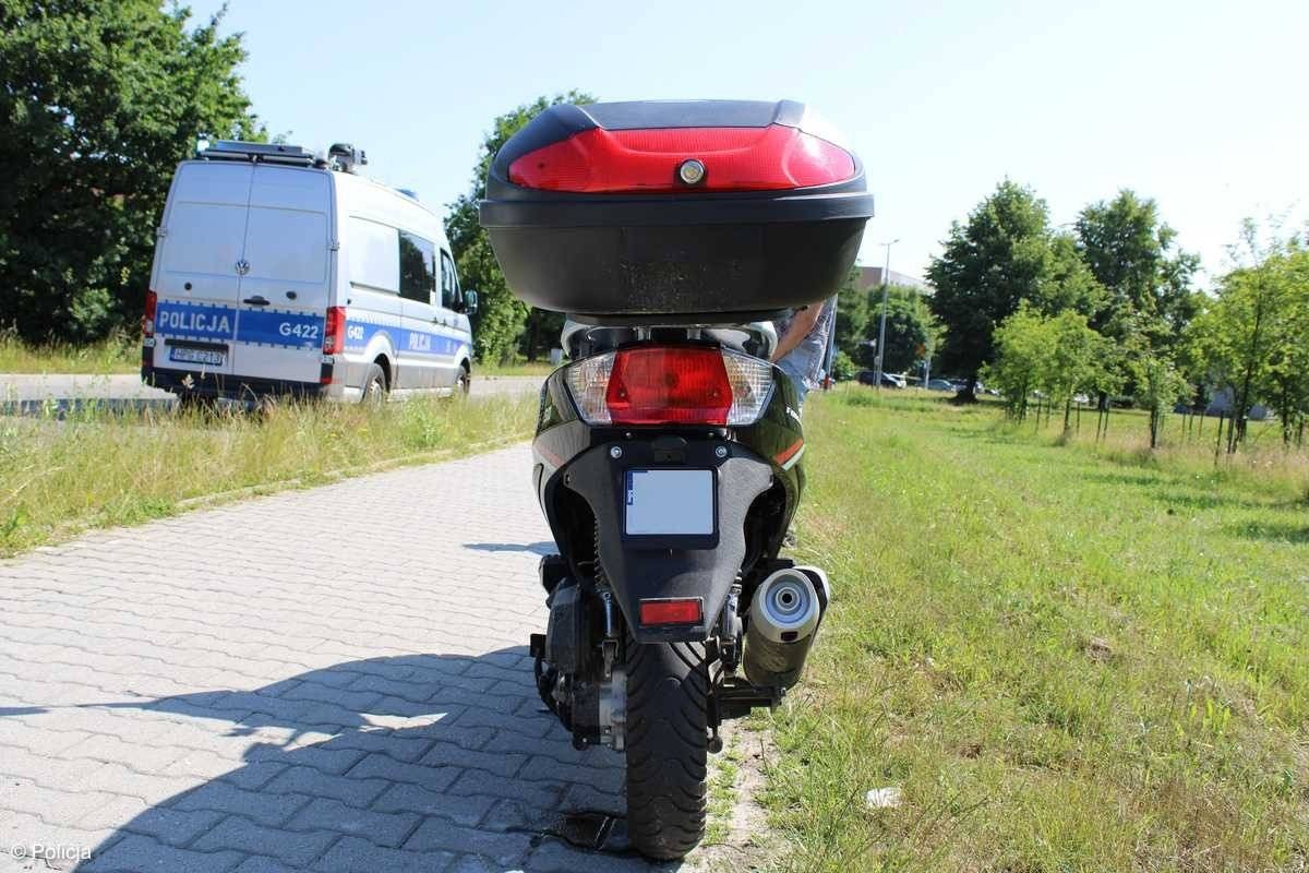 Z promilami wiozła dziecko na skuterze