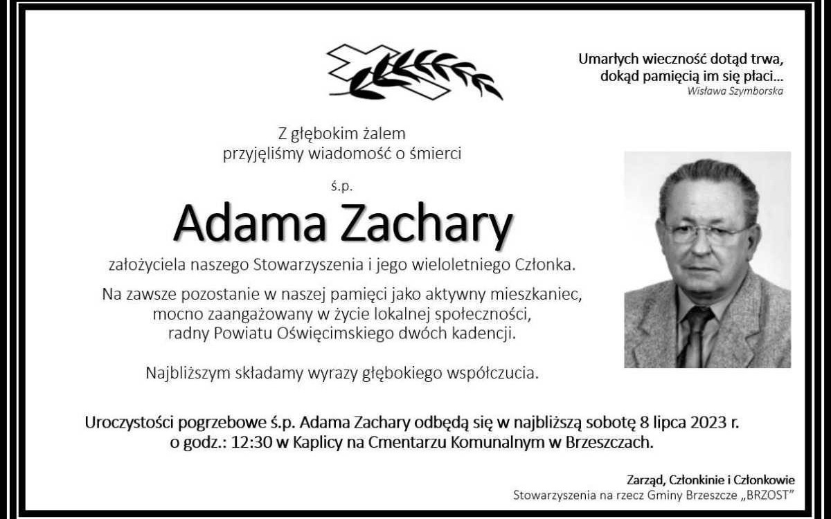 O Brzeszczach wiedział wszystko. Odszedł Andrzej Zachara