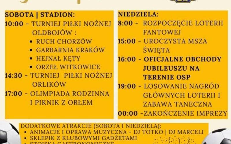 Jubileusz Orła Witkowice. Mamy po 20 lat…