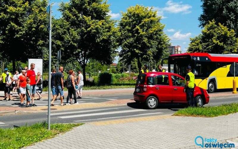 Podczas blokady drogi doszło do niebezpiecznych incydentów