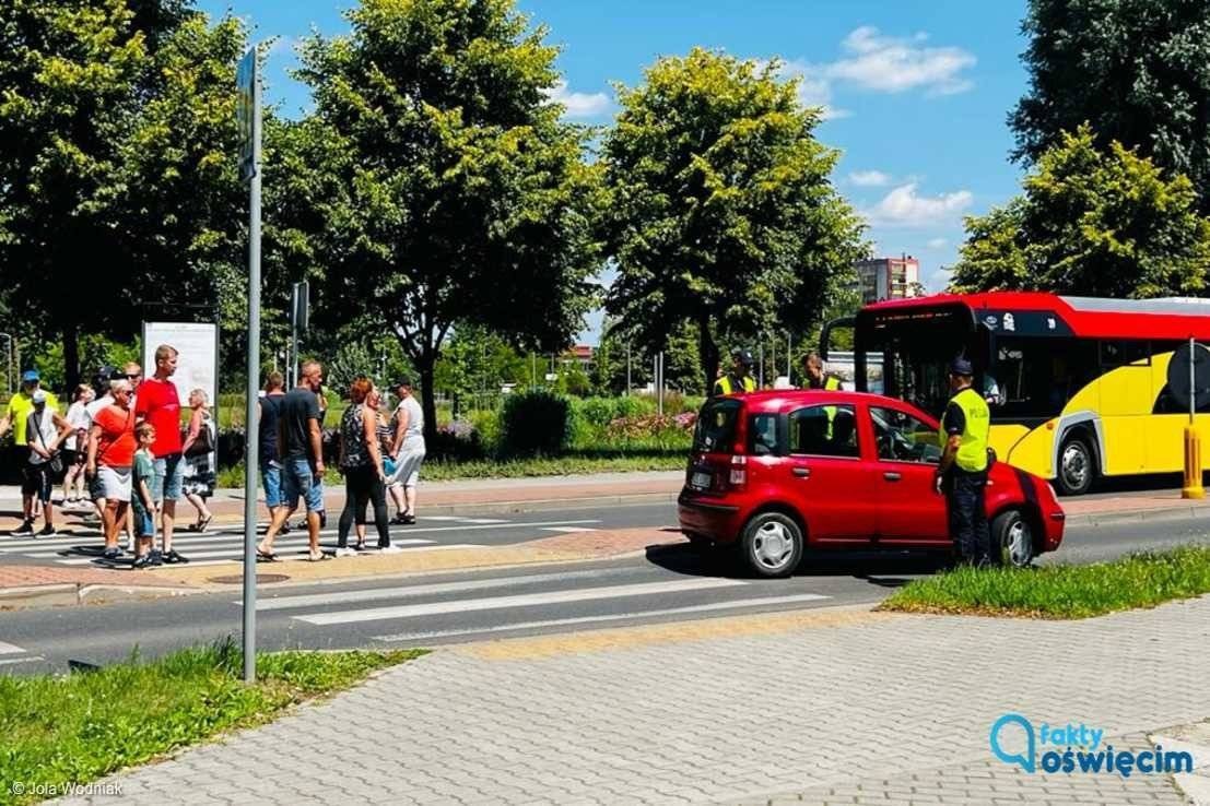 Podczas blokady drogi doszło do niebezpiecznych incydentów