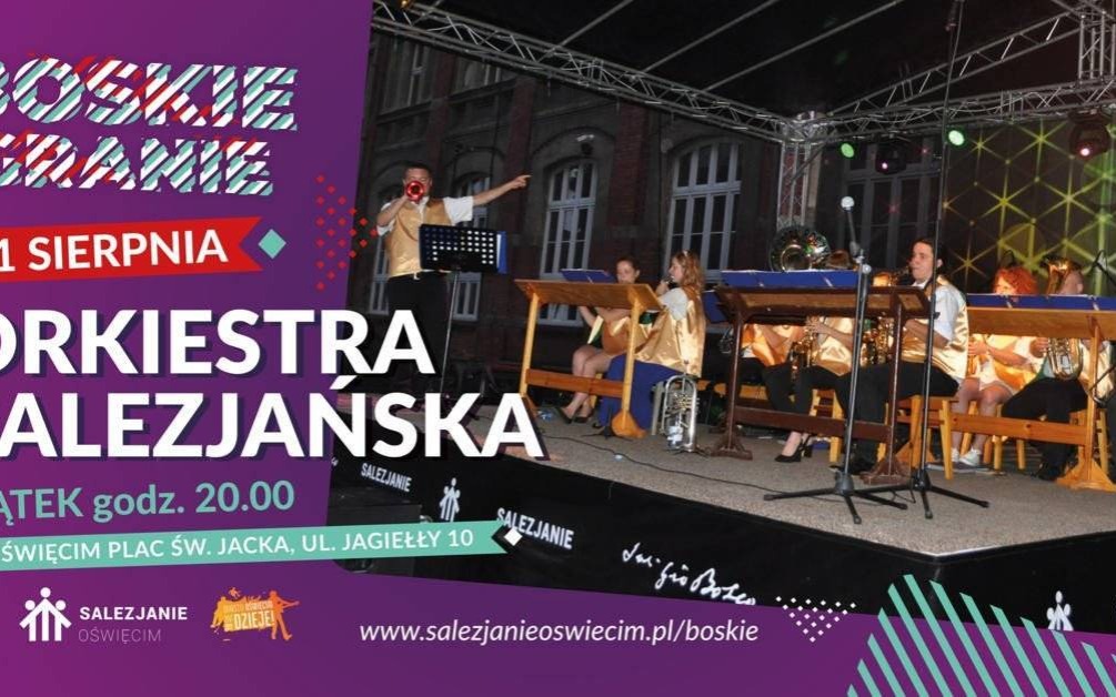 Orkiestra salezjańska na scenie Boskiego Grania