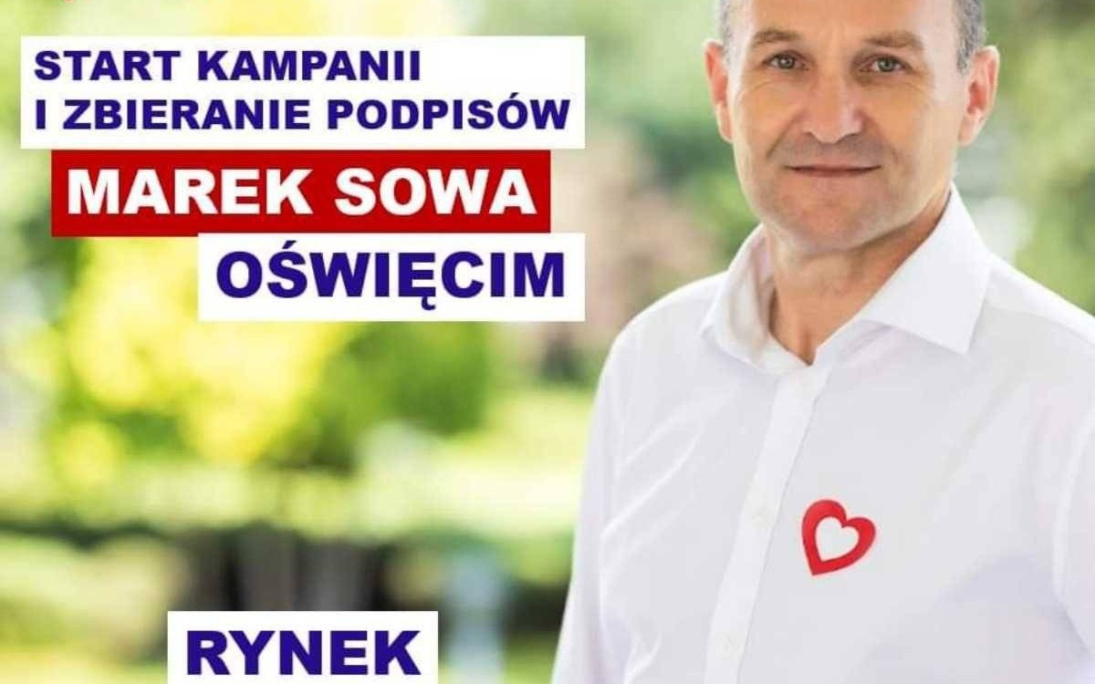 Poseł inauguruje kampanię wyborczą w sercu Oświęcimia