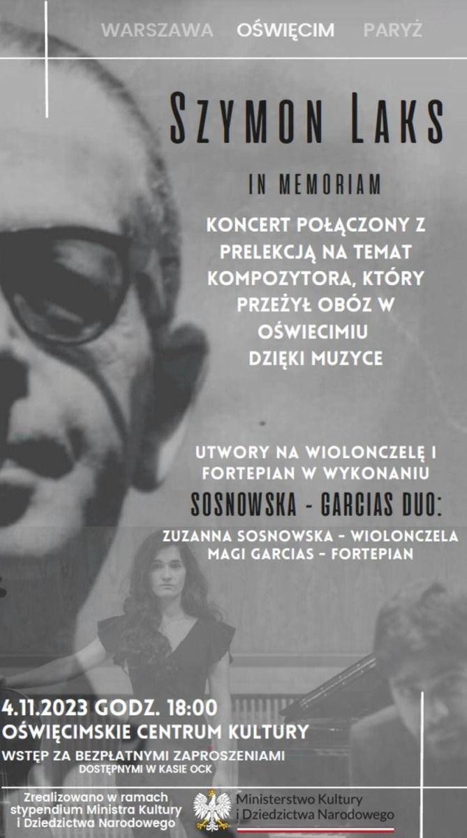 Szymon Laks in Memoriam – koncert poświęcony Szymonowi Laksowi