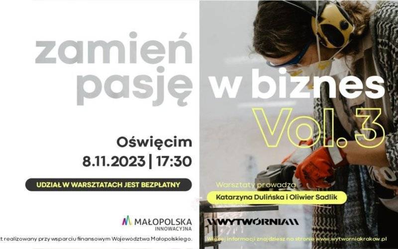 Bezpłatne warsztaty: Zamień pasję w biznes