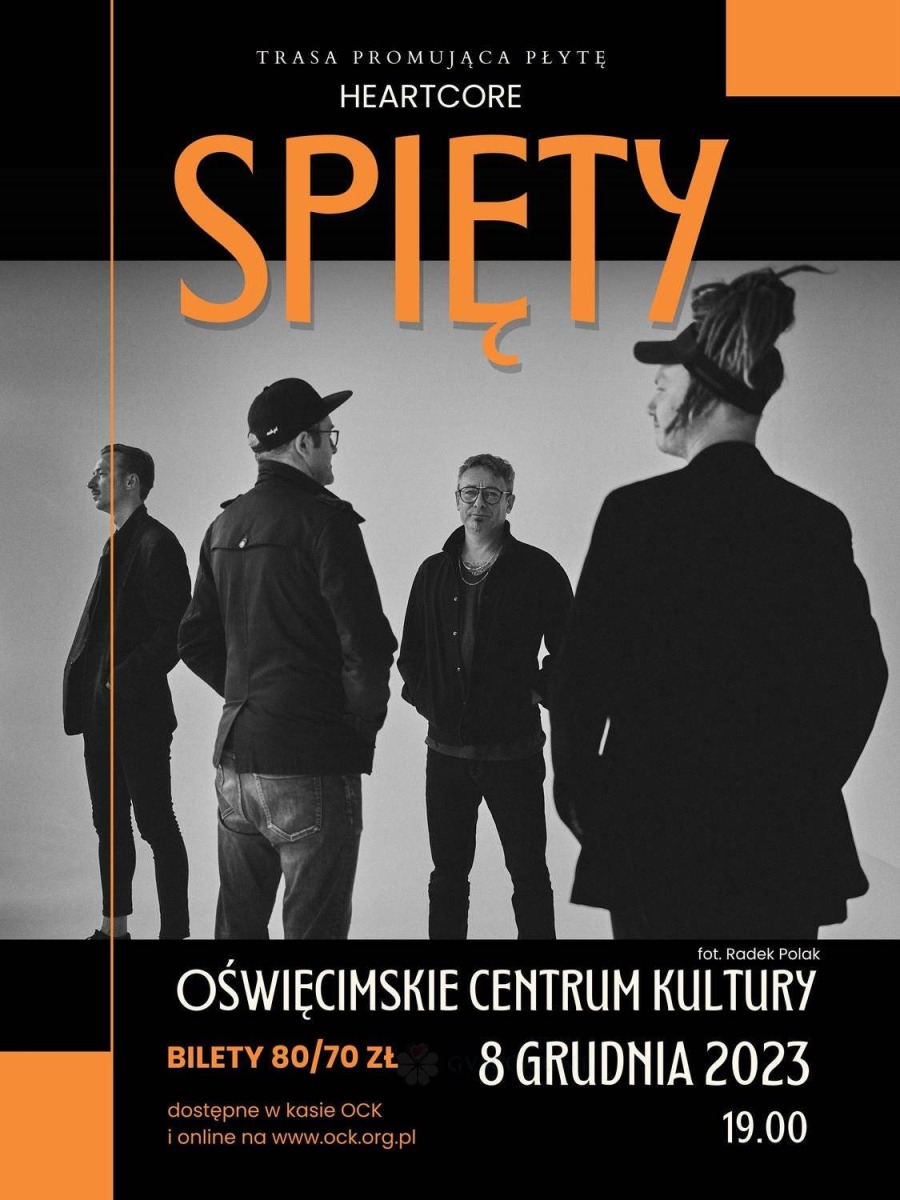 Spięty – koncert z nową płytą.Rozdaliśmy bilety