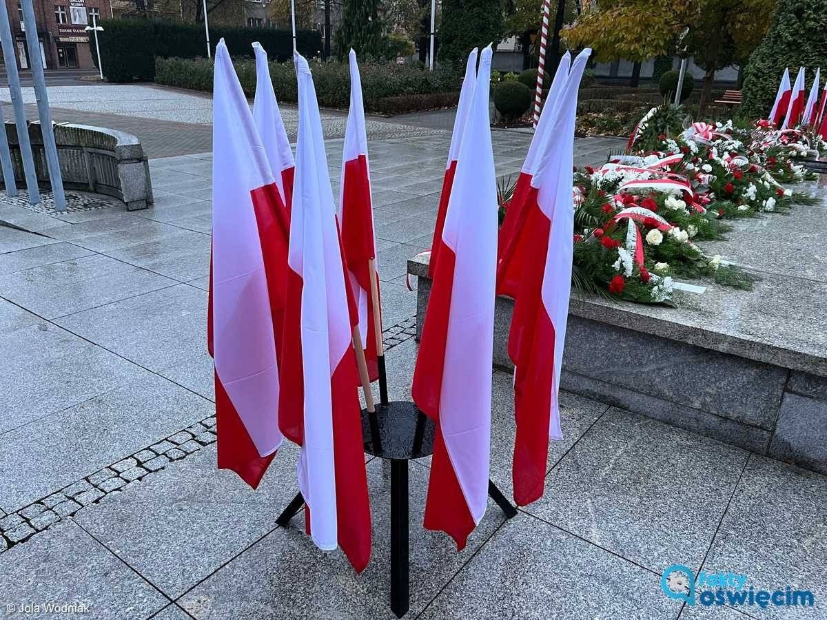 Nastolatek podeptał i wyrzucił biało-czerwoną flagę