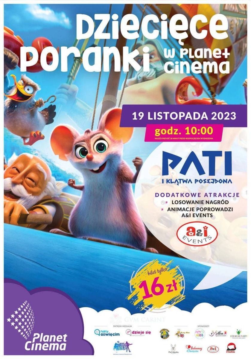 Kolejne Dziecięce Poranki w Planet Cinema – FILM