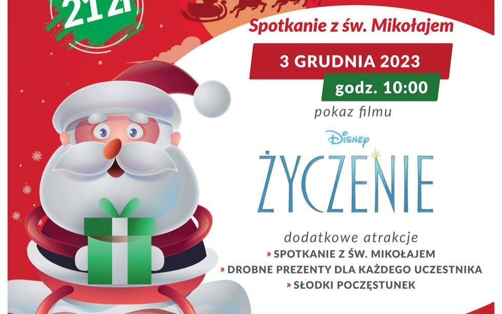 Dziecięcy Poranek w Planet Cinema. Spotkanie z Mikołajem – FILM