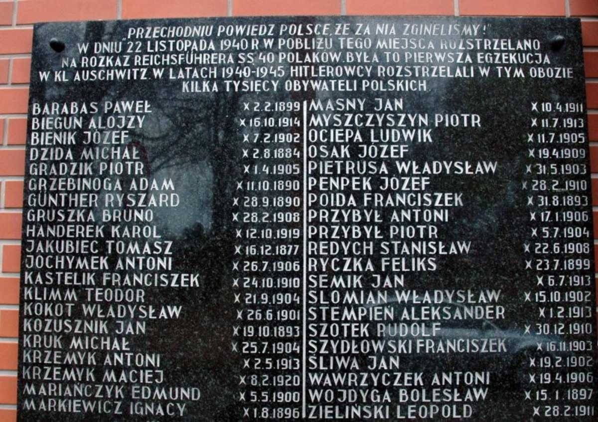 83 lata od egzekucji 40 Polaków w żwirowni przy obozie Auschwitz