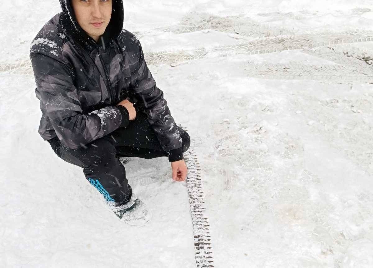 Taśma z nabojami z drugiej wojny światowej w Sole w Kętach – FOTO