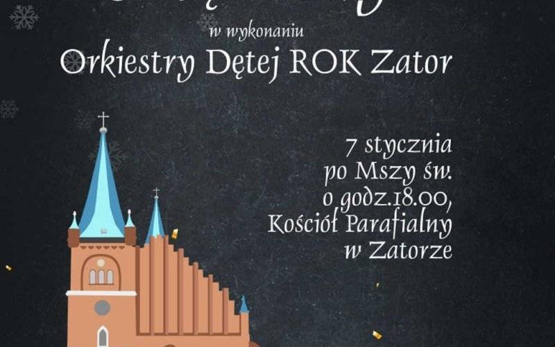 Świąteczna symfonia: Koncert orkiestry dętej w Zatorze