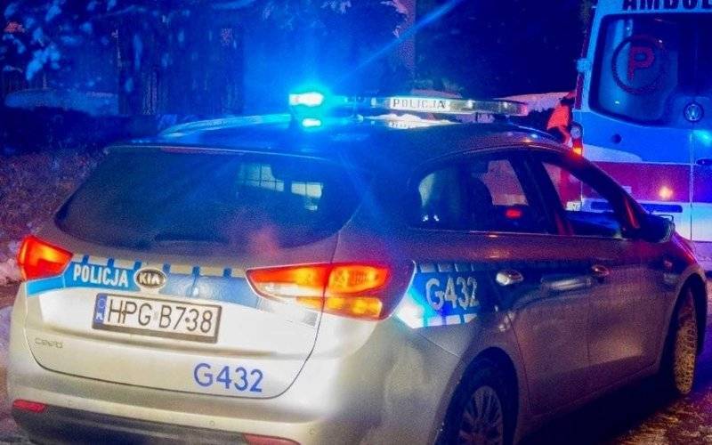 Tragiczny ranek w Łękach. Nie żyje 65-letni rowerzysta