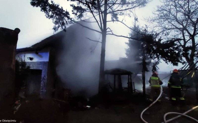 Czarnej serii pożarów w powiecie oświęcimskim ciąg dalszy – FOTO