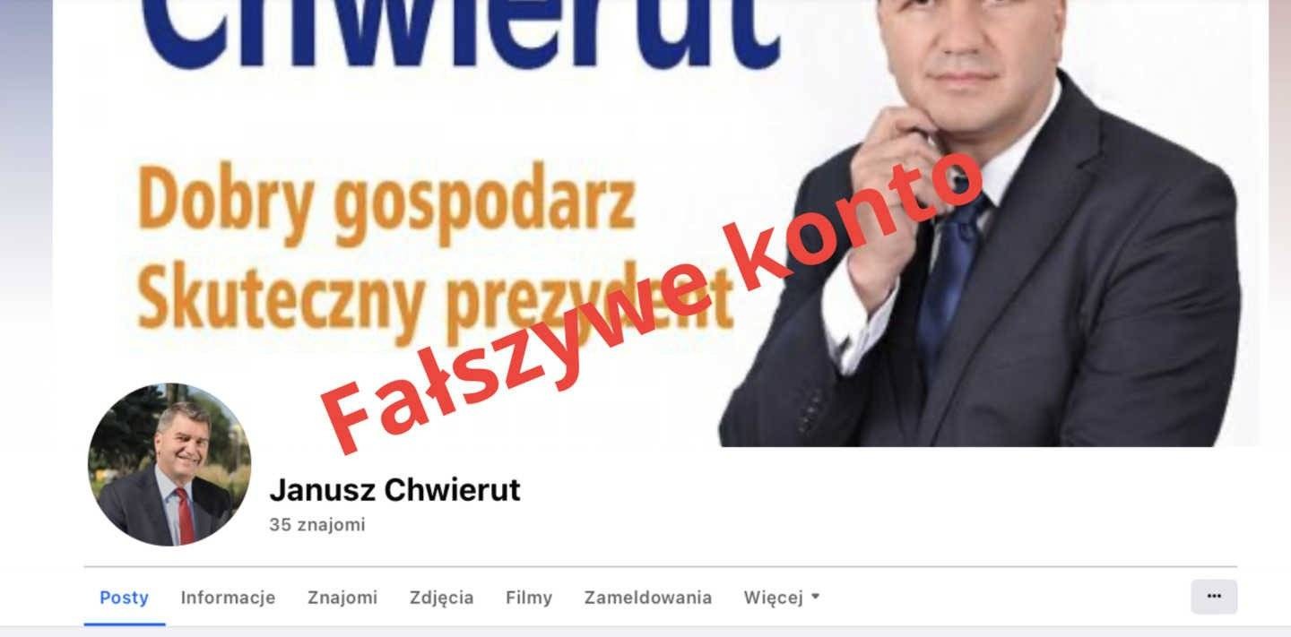 Uważaj na fałszywe konto prezydenta Oświęcimia