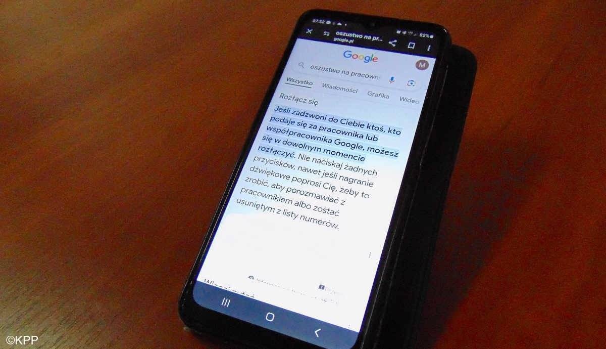 Oszustwo na „wizytówkę Google” i czujny przedsiębiorca