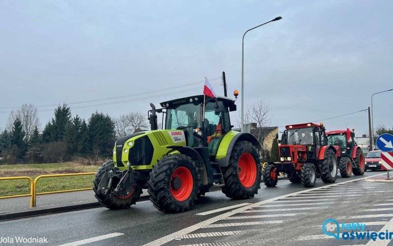 Protest rolników w powiecie oświęcimskim