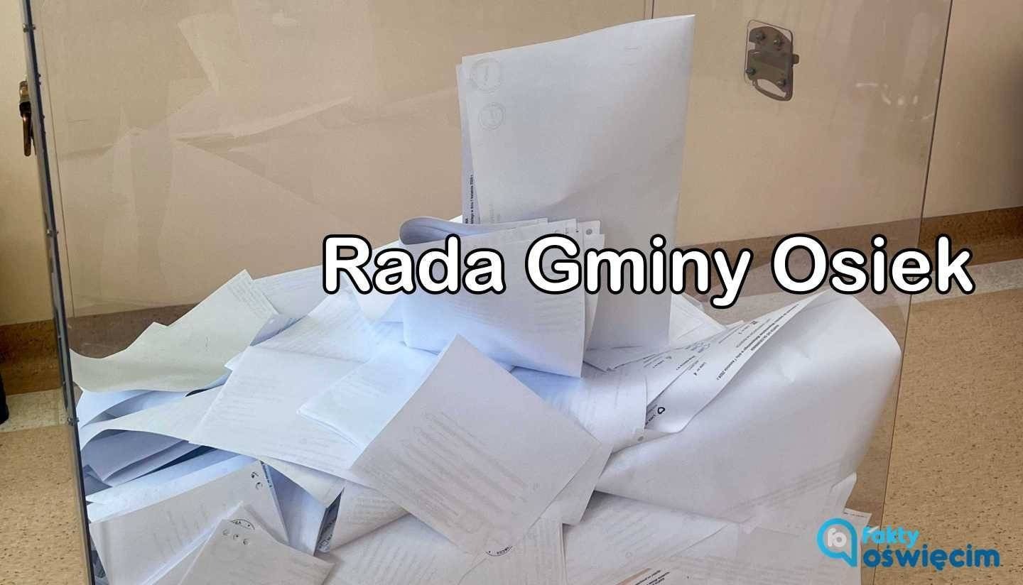 Rada Gminy Osiek. WYNIKI WYBORÓW 2024