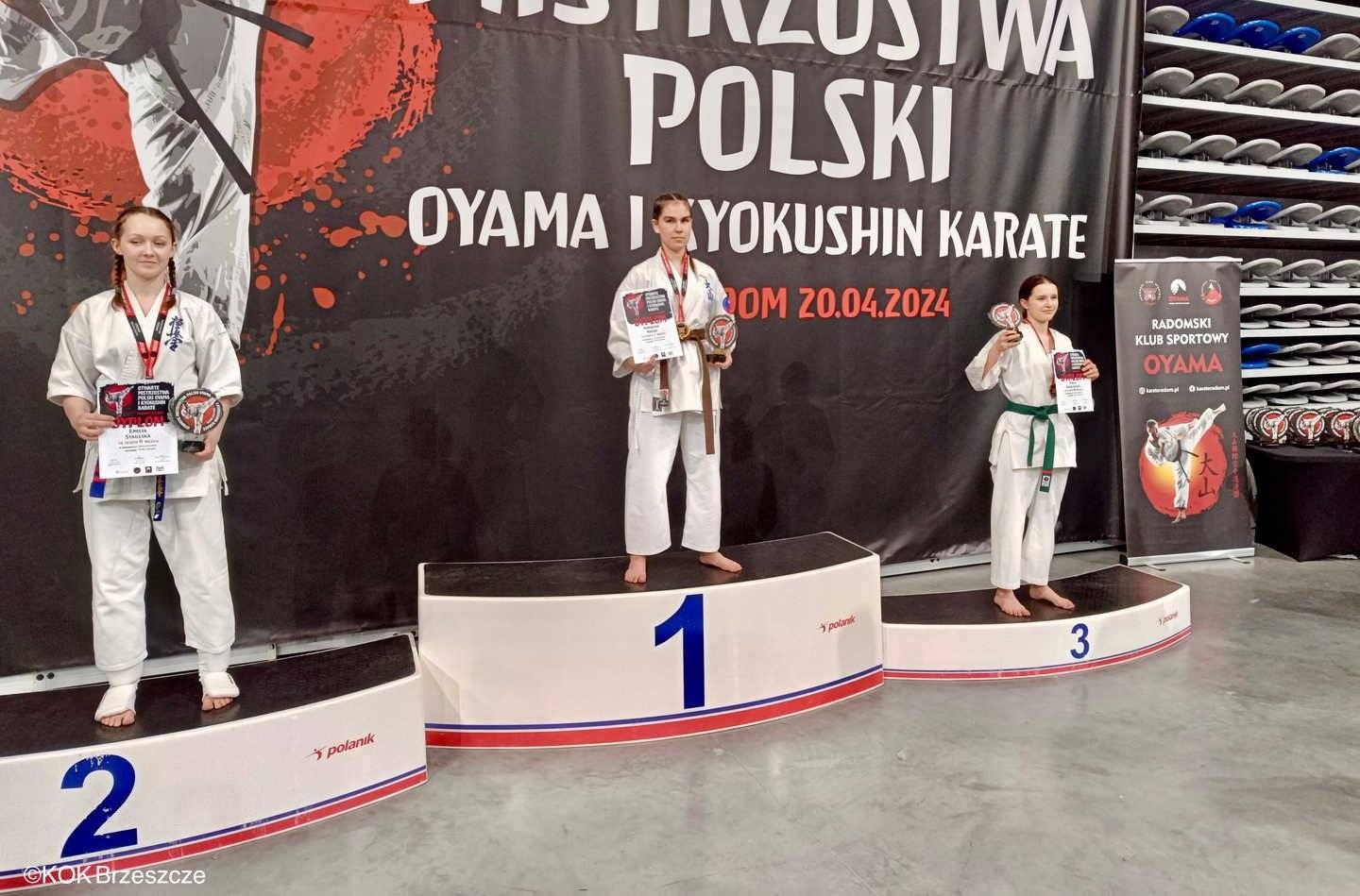 Karatecy z Brzeszcz na podium mistrzostw Polski – FOTO