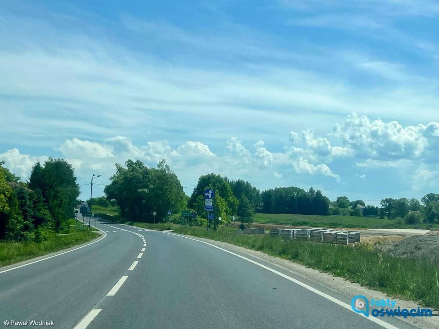 Odcinek starej obwodnicy Oświęcimia z ruchem jednokierunkowym – FOTO