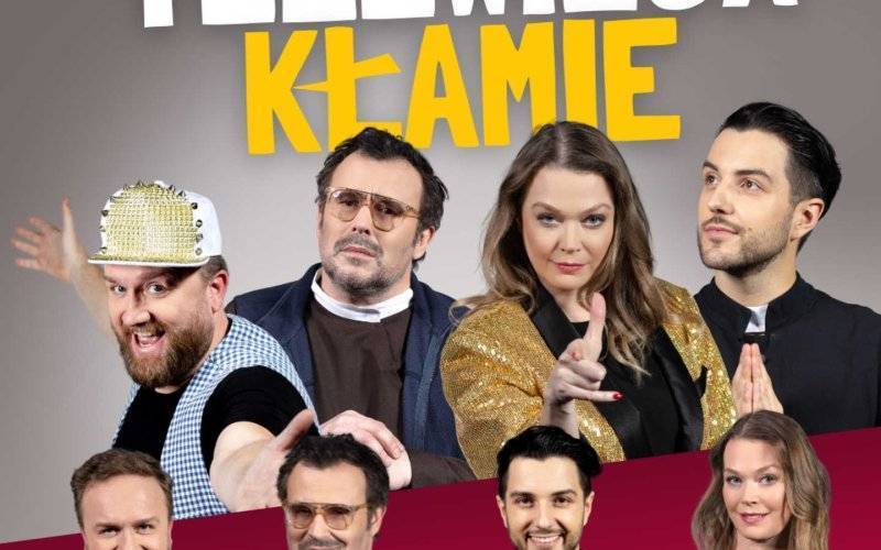 Satyra na media: „Telewizja kłamie” w wykonaniu gwiazd. Rozdaliśmy bilety