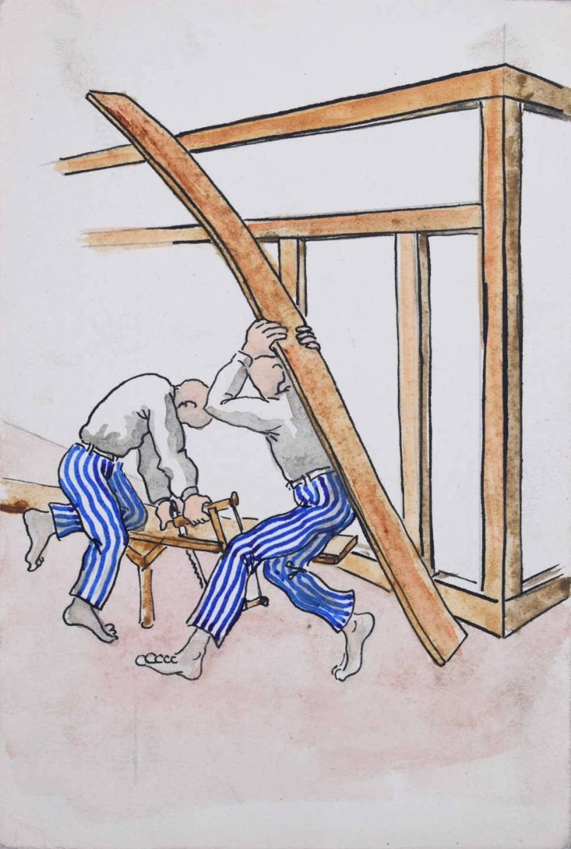 Prace i dokumenty Waldemara Nowakowskiego w zbiorach Muzeum Auschwitz