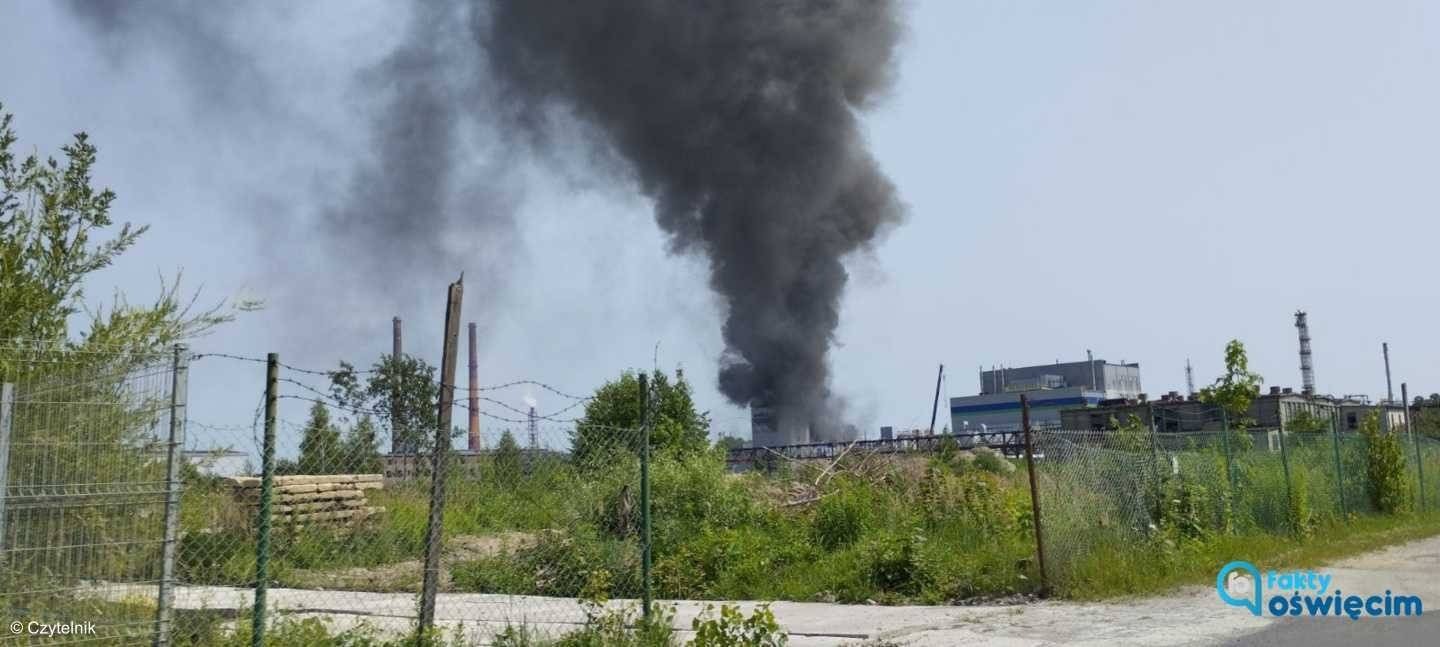 Synthos tłumaczy się z piątkowego pożaru – FILM