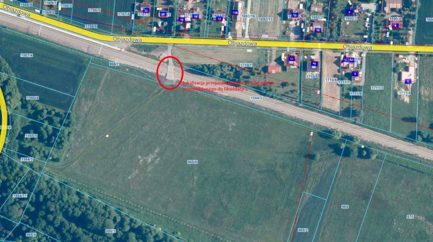 Zmiany w użytkowaniu przejazdu kolejowego w Stawach Monowskich