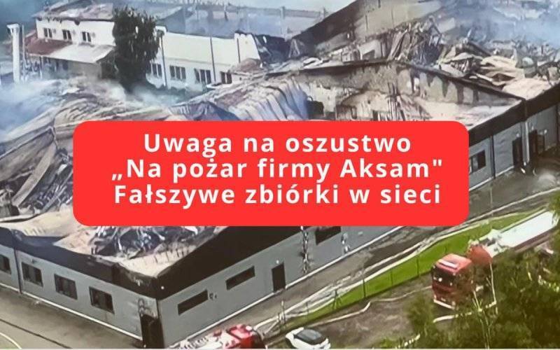 Aksam przestrzega przed zbiórkami mającymi go wesprzeć