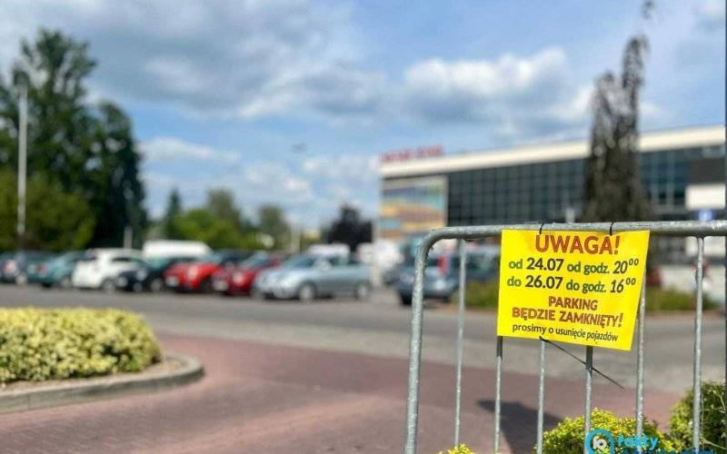 Parking przed Oświęcimskim Centrum Kultury czasowo zamknięty